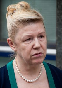 La députée Elena Mizulina, promotrice de la "loi sur les gifles". Par Dmitry Rozhkov [CC BY-SA 3.0], via Wikimedia Commons