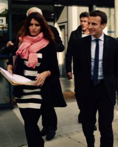 Marlène Schiappa et Emmanuel Macron