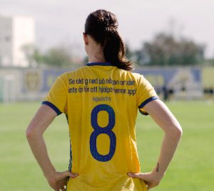La capitaine suédoise Lotta Schelin