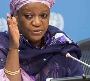 Zainab Bangura, représentante spéciale de l'ONU sur les violences sexuelles en situation de conflit. UN Photo/Mark Garten 