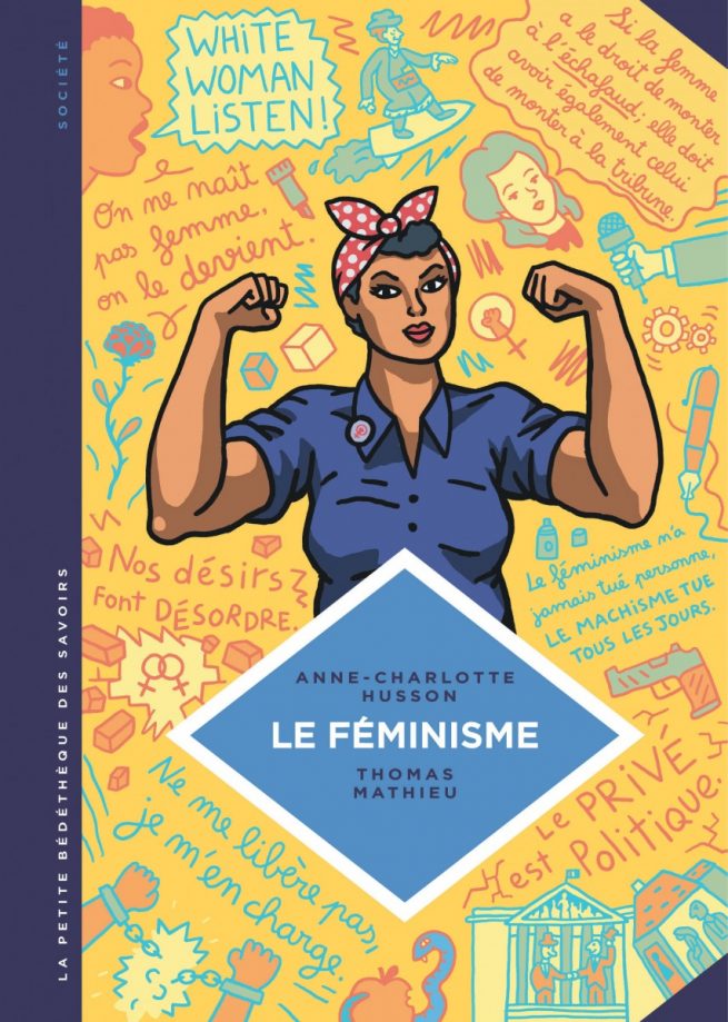 couverture de l'album "Le féminisme" de la Petite Bédéthèque des Savoirs