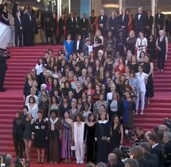 Cannes 2018, mobilisation di collectif 50/50